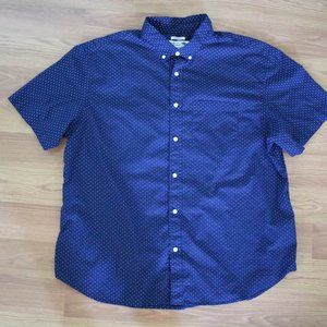 Old Navy Men's Polka Dot Button Down Shirt